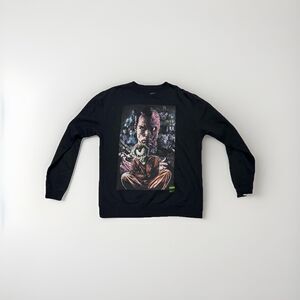 Bait x Batman Crewneck Sweatshirt Men’s Size Large DC Comics Joker Two Face